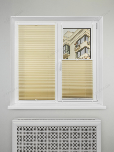 Жалюзи плиссе PK 250-05 Бежевые фото 5