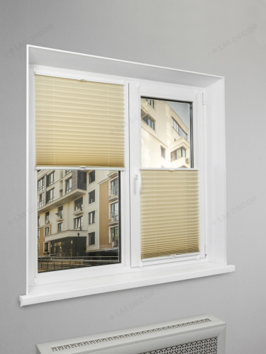 Жалюзи плиссе PK 250-05 Бежевые