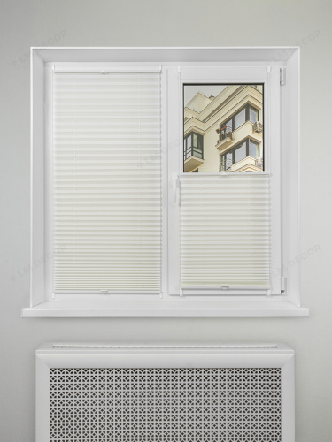 Жалюзи плиссе PK 250-09 Белые фото 5