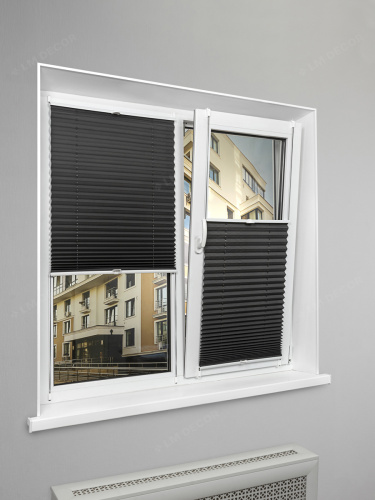 Жалюзи плиссе PK 250-11 Графитовые фото 2