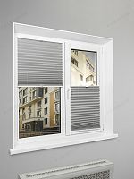 Жалюзи плиссе блэкаут PK 280-07 Серые