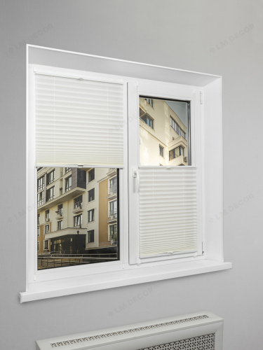 Жалюзи плиссе PK 250-09 Белые