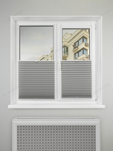 Жалюзи плиссе блэкаут PK 280-07 Серые фото 6