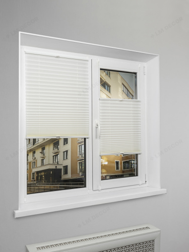 Жалюзи плиссе PK 250-09 Белые фото 3