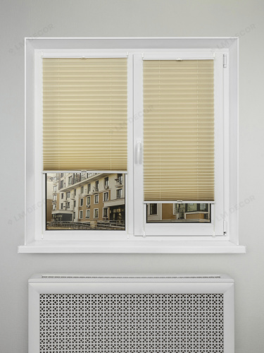 Жалюзи плиссе PK 250-05 Бежевые фото 7