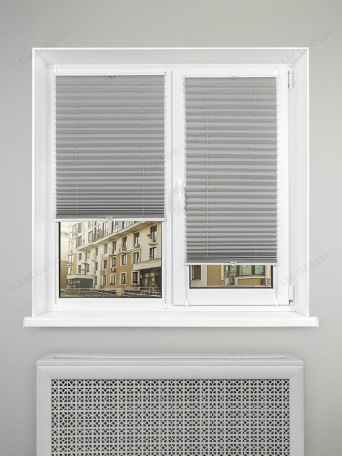 Жалюзи плиссе блэкаут PK 280-07 Серые фото 7