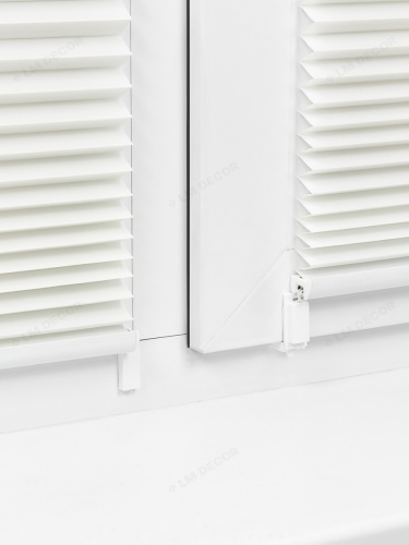 Жалюзи плиссе PK 250-09 Белые фото 9