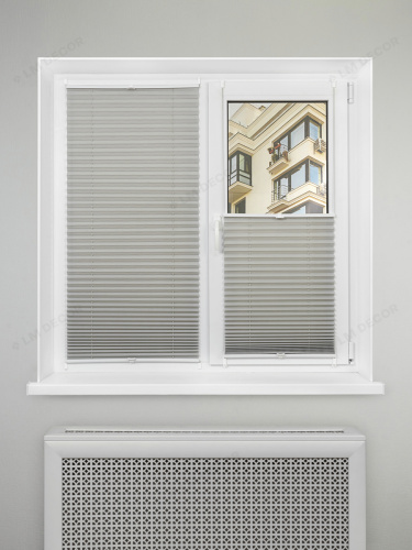 Жалюзи плиссе PK 250-07 Серые фото 5