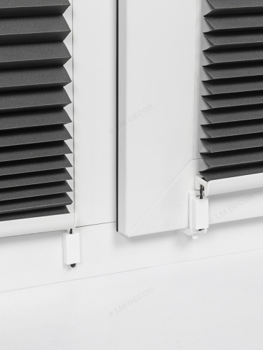 Жалюзи плиссе PK 250-11 Графитовые фото 9