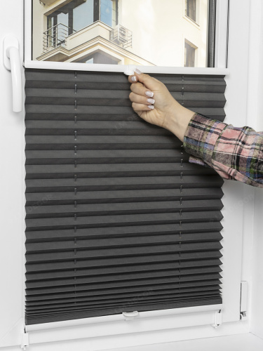 Жалюзи плиссе PK 250-11 Графитовые фото 10