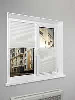 Жалюзи плиссе жаккардовые с тиснением PK 260-01 Белые