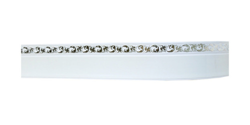 Лента «Ажур А3» Белое серебро 5см фото 2